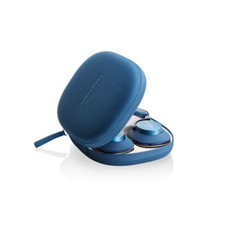 Casque supra-auriculaire sans fil Bluetooth Bowers & Wilkins PX7 S2 à réduction de bruit Bleu