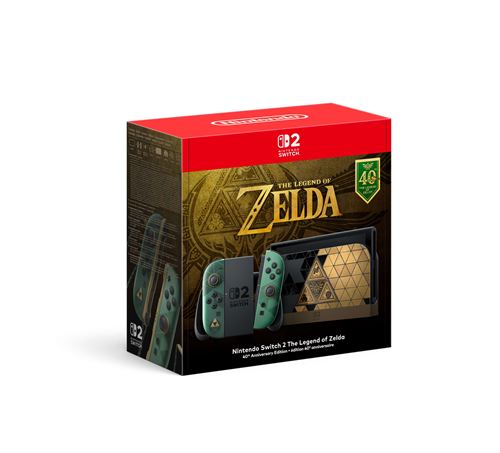 Nintendo Console Switch 2 Edition Limitée 40ème anniversaire The Legend of Zelda
