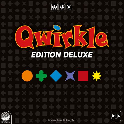 Jeu Classique Iello Qwirkle Édition Deluxe – Jeu de Société Familial Incontournable