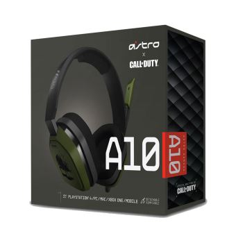 Casque filaire Gaming Astro A10 Edition Call of Duty Noir et Vert