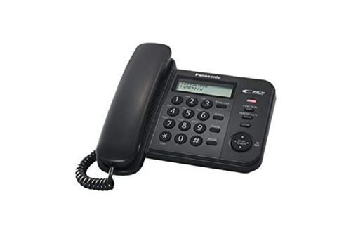 Panasonic KX-TS560EX1B - Téléphone filaire avec ID d'appelant