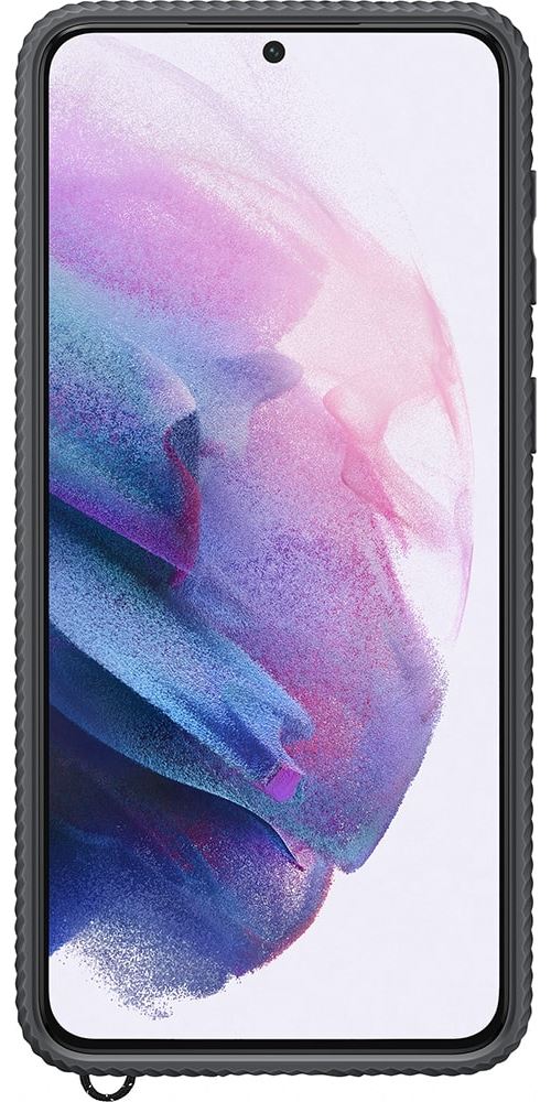 Coque Samsung Clear protective pour Samsung Galaxy S21+ Noir