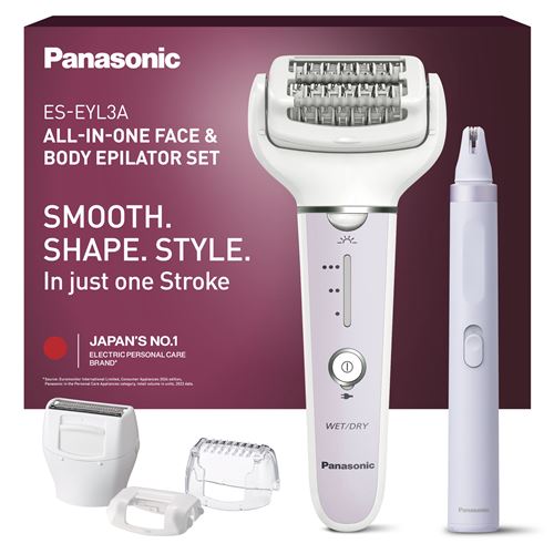 Epilateur Électrique Panasonic Es-Eyl3Av503 Violet