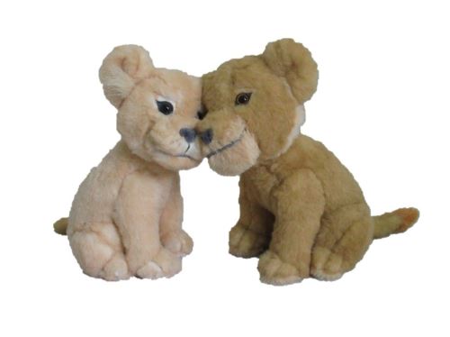 Disney Lion King Simba en Nala Knuffels Set van 2 17 cm