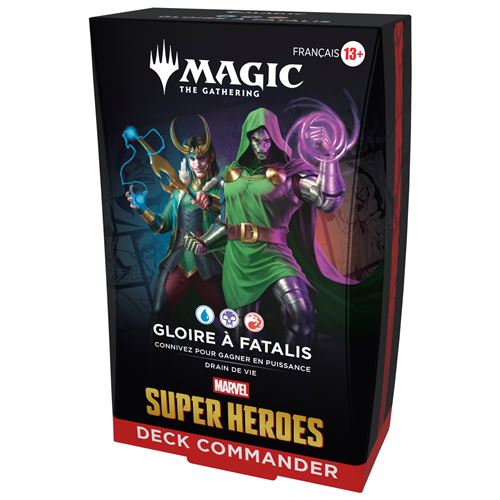 Cartes À Collectionner Magic The Gathering Deck Commander Marvel Super Heroes Gloire À Fatalis