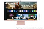 Ecran PC Samsung Smart Monitor M8 32" 4K UHD Rose