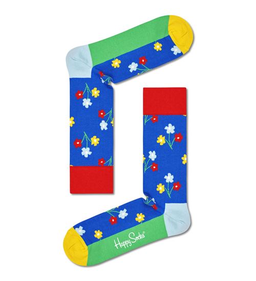 Chaussettes hautes et mi-bas Happy Socks Bouquet Taille 41-46
