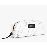 Trousse de toilette Wouf Marbre Blanc et Noir Small Beauty_1