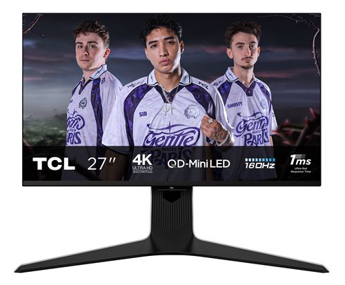 Ecran PC Gaming TCL 27R83U QD-Mini LED 27" 4K UHD Noir
