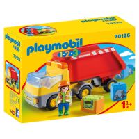 PLAYMOBIL 1.2.3 - Camion poubelle, Jouets de construction 6774