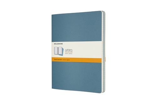 Cahier ligne xl brisk bleu set de 3