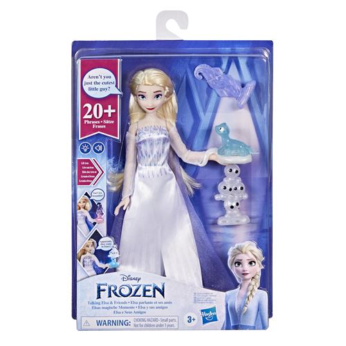 Poupée Disney La Reine des Neiges 2 Elsa parlante et ses amis