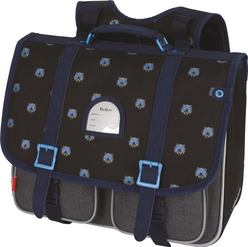 Oberthur Kickers Schooltas voor Jongens 38 cm Grijs en zwart