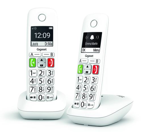 Téléphone sans fil Gigaset E290 Duo Blanc
