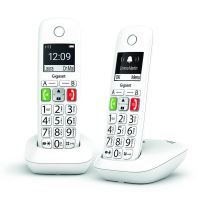 Amplicomms BigTel 1582 : Duo de Téléphone fixe sans fil amplifié avec  répondeur