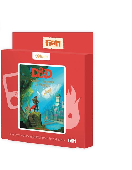 Coffret livre audio Lunii FLAM Donjons et Dragons