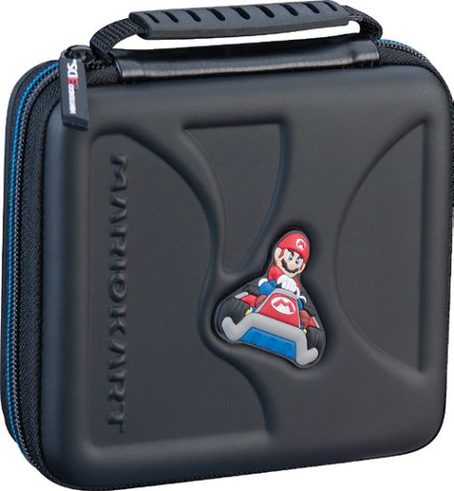 Pochette de transport rigide BigBen Mario Kart pour Nintendo 2DS et 3DS Noir