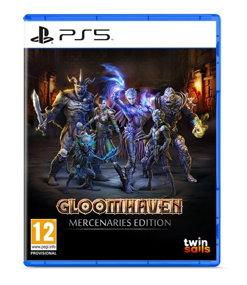 Pochette avant du jeu Gloomhaven Mercenaries Edition PS5