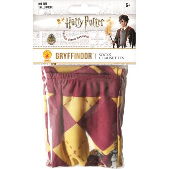 Chaussettes hautes satinées gryffondor - Taille unique