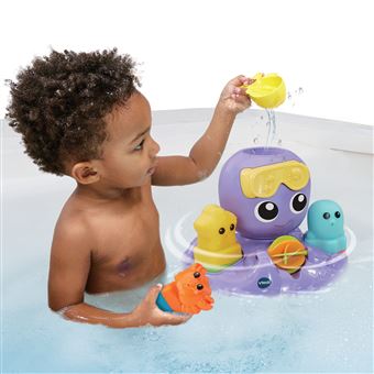 Jouets de Bain pour Bébés Jouet de Bain pour Animaux 8 Pièces-avec Filet de Pêche-Jouets de Bain pour Bébés de Plus de 6 Mois. - Puériculture & Eveil bébé