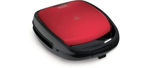 Snack Rouge Gaufrier Tefal Snack Time Colormania SW341512 700 W Rouge et Noir ...