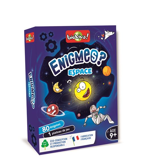 Jeu de cartes Bioviva Enigmes Espace