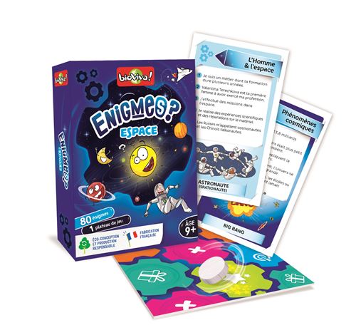Bioviva Il était Une Fois… Enigmes Espace – Jeu De Cartes 2-6 Joueurs Dès 7 Ans – Fabriqué En France