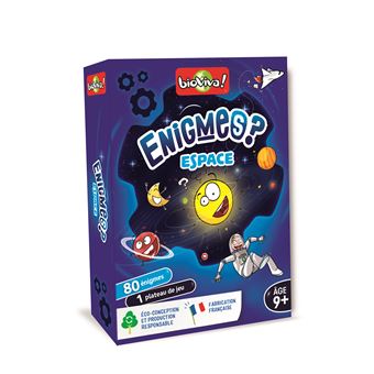 Jeu de cartes Bioviva Enigmes Espace