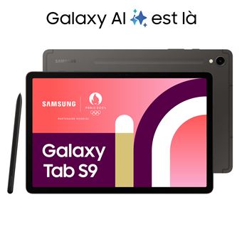 Tablette tactile Samsung Galaxy Tab S9 11" Wifi 256 Go Anthracite