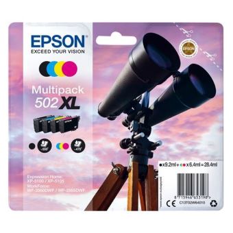 Multipack de 4 cartouches d’encre Epson 502 XL 28.4 ml