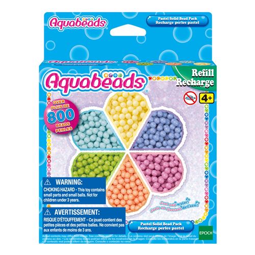 Kit Créatif Aquabeads La Recharge Pastel