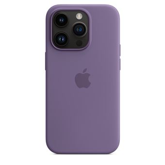 Apple - Coque de protection pour téléphone portable - compatibilité avec MagSafe - silicone - iris - pour iPhone 14 Pro