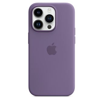 Apple - Coque de protection pour téléphone portable - compatibilité avec MagSafe - silicone - iris - pour iPhone 14 Pro