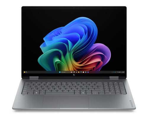 PC Portable HP Omnibook X Flip 2-In-1 Next Gen Ai 16-Cc0010Nfx 16" OLED Ecran Tactile Copilot+PC AMD Ryzen™ Ai 7 16 Go Ram 512Go SSD Argent Météore