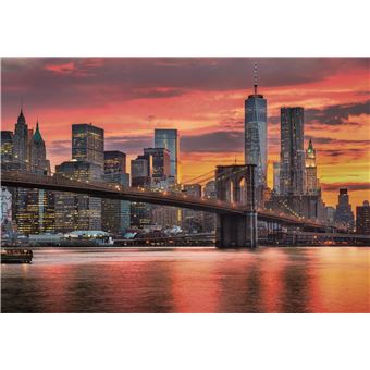 Puzzle 1500 pièces Clementoni East river at Dusk