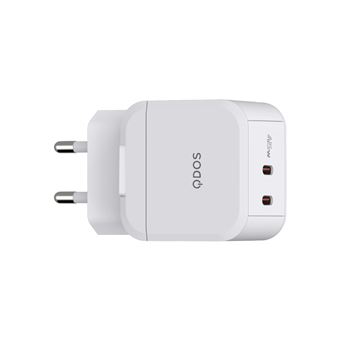 Chargeur d'iPhone avec Câble Lightning 2M, Prise USB 20W C, Adaptateur  d'Alimentation 2 Ports avec PD/QC3.0, Chargeur Rapide Compatible avec iPhone  14/13/12/11/Pro/Max/mini/SE 2020/XR/XS /x/8/plus 