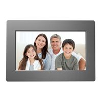 Cadre photo numérique Agfaphoto 7'' wifi avec application frameo écran tactile et 32 Gb Noir