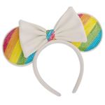 Serre-tête avec oreilles Funko Loungefly Sequin Rainbow Minnie Mouse