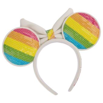 Serre-tête avec oreilles Funko Loungefly Sequin Rainbow Minnie Mouse