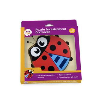 Puzzle encastrement Asa Toys Coccinelle