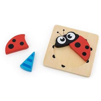 Puzzle encastrement Asa Toys Coccinelle