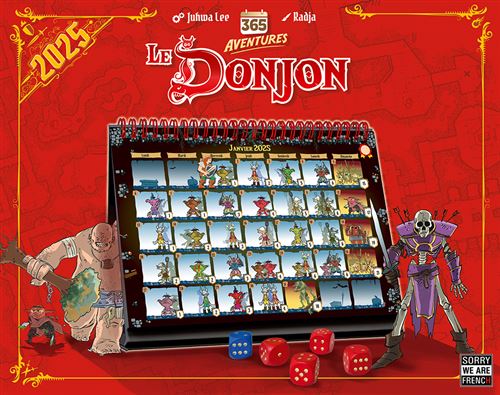 Jeu d’ambiance Sorry we are French 365 Aventures Le Donjon