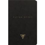 Flying Spi Blck Carnet piq textile 11x17cm 96p lgn