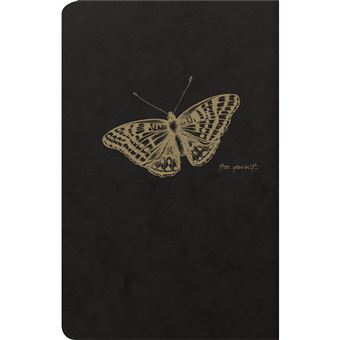 Flying Spi Blck Carnet piq textile 11x17cm 96p lgn