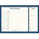 Menu planner Draeger A4 Bleu