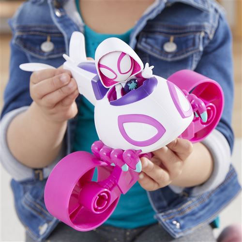 HASBRO Véhicule Arachno-Bolide De Spidey Avec Figurine De 7,5 Cm Et Accessoire Jouets Pour Enfants Des 3 Ans Spidey Et Ses Amis Ext