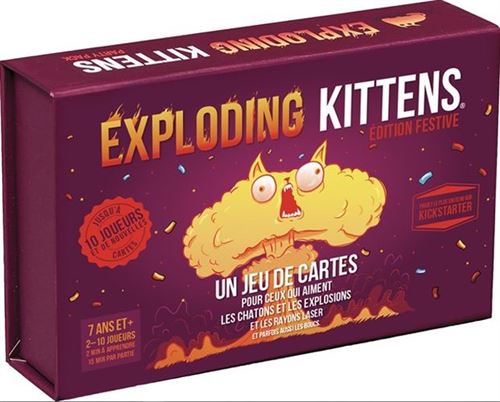 Jeu d’ambiance Asmodee Exploding Kittens Party Pack Edition