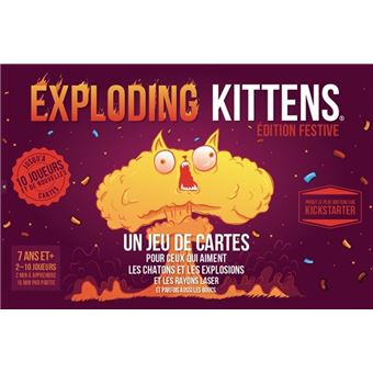 Jeu d’ambiance Asmodee Exploding Kittens Party Pack Edition