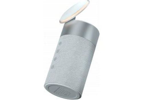 Chargeur Magnétique Sans Fil Force Play Magsafe 2 En 1 15W+5W + Enceinte Bt Argent
