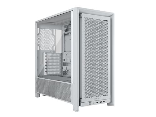 Boîtier PC Corsair FRAME 4000D RS moyen tour blanc avec panneau latéral verre trempé